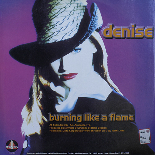 BURNING LIKE A FLAME / DENISE (DELTA1032b)