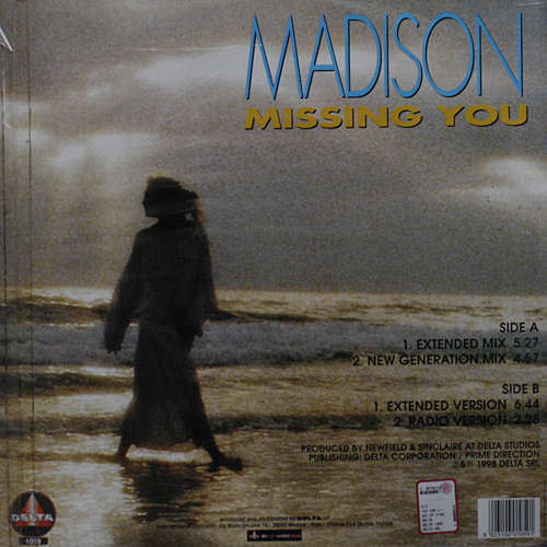 MISSING YOU / MADISON (DELTA1059b)