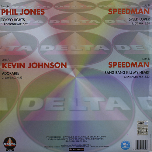 SPEED LOVER / SPEEDMAN (DELTA1089)